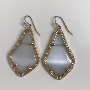 Kendra Scott slate teardrop earrings